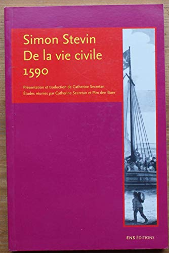 Stock image for De la vie civile 1590 for sale by Ammareal