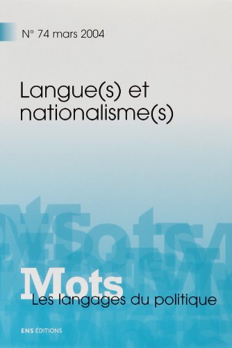 Beispielbild fr Mots, les langages du politique, N 74 : Les langages du politique zum Verkauf von Ammareal