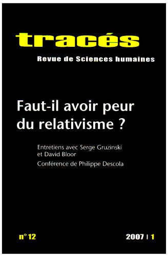 Beispielbild fr Tracs, N 12 : Faut-il avoir peur du relativisme ? zum Verkauf von Ammareal