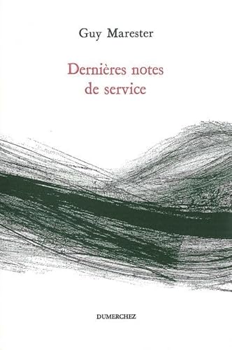 Stock image for Dernieres Notes de Service for sale by Gallix