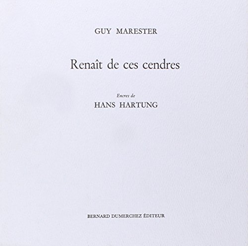 Stock image for Renait de Ces Cendres for sale by Gallix