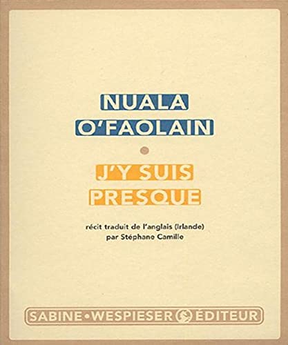 Imagen de archivo de J'y suis presque: Le parcours inachev d'une femme de Dublin a la venta por Librairie Th  la page