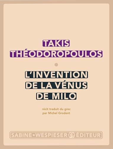 9782848050645: L'invention de la Vnus de Milo