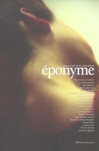 9782848090641: Eponyme, N 2 Printemps 2006