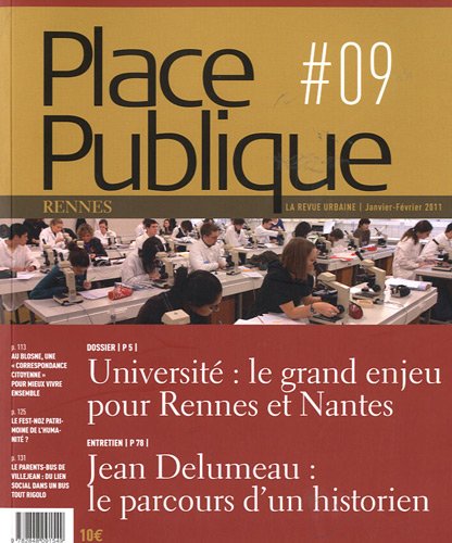 Beispielbild fr Place Publique, N 9, Janvier-fvrie : Universit : le grand enjeu pour Rennes et Nantes Collectif zum Verkauf von BIBLIO-NET