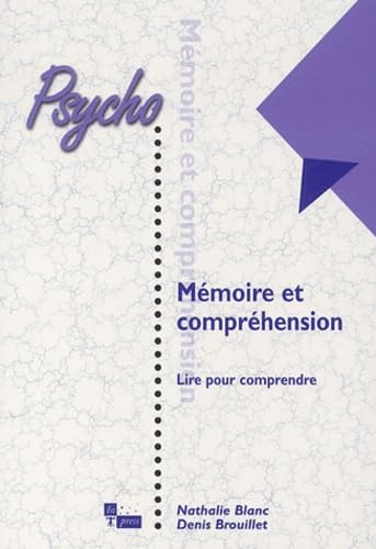 9782848350271: Mmoire et comprhension: Lire pour comprendre