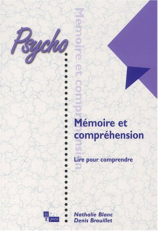 Stock image for Mmoire et comprhension : Lire pour comprendre for sale by Ammareal