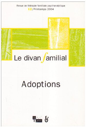 9782848350424: Le divan familial, numro 12 : Adoptions