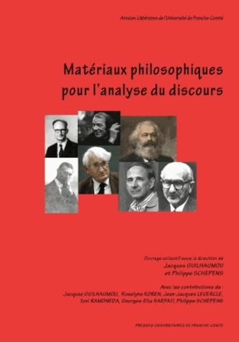 Stock image for Matriaux Philosophiques Pour L'analyse Du Discours for sale by RECYCLIVRE