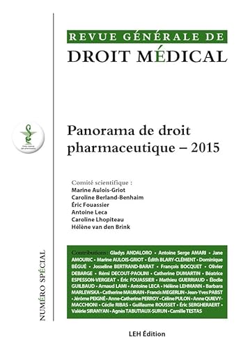 Beispielbild fr Panorama de droit pharmaceutique zum Verkauf von Librairie Th  la page