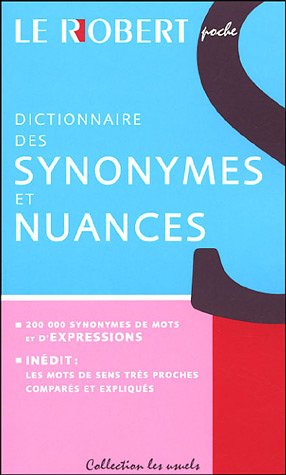 synonymes nuances contraires