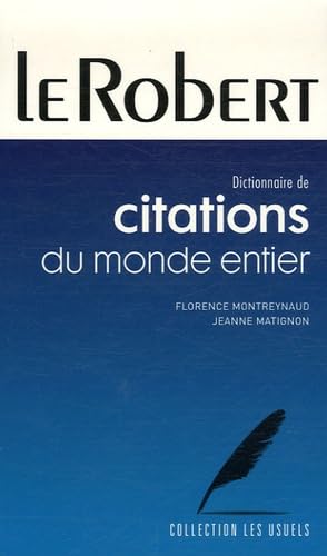 Beispielbild fr Dictionnaire de citations du monde entier zum Verkauf von Ammareal