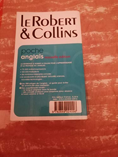 Imagen de archivo de Le Robert & Collins poche anglais a la venta por WorldofBooks