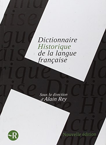 9782849026465: Dictionnaire historique de la langue franaise