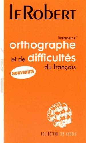 Stock image for Dictionnaire d'orthographe et de difficults du franais for sale by medimops