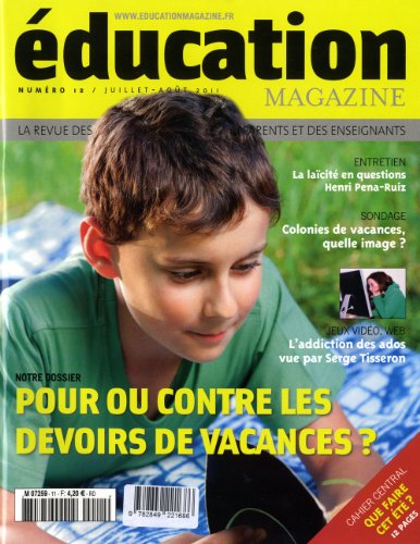 Beispielbild fr Education magazine n 12 [Broch] zum Verkauf von BIBLIO-NET
