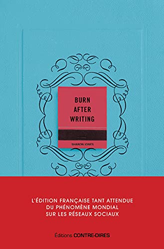 Beispielbild fr Burn after writing (Bleu) - L'dition franaise officielle zum Verkauf von Ammareal