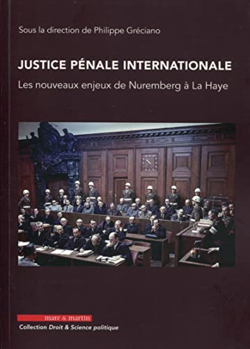 Stock image for Justice pnale internationale: Les nouveaux enjeux de Nuremberg  La Haye. for sale by Gallix