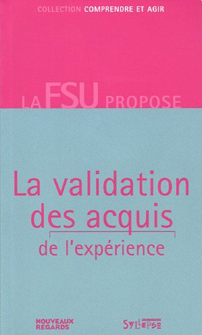 Beispielbild fr La validation des acquis de l'exprience zum Verkauf von medimops