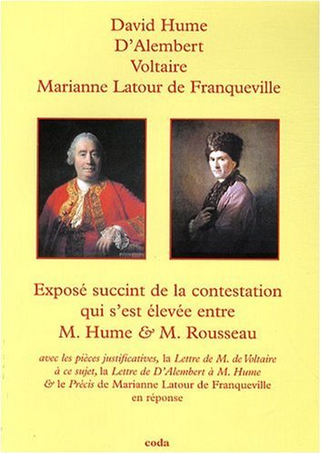 9782849670651: Expos succinct de la contestation qui s'est leve entre M. Hume et M. Rousseau