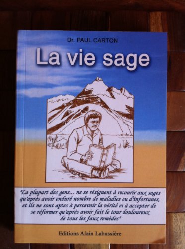 Imagen de archivo de La vie sage a la venta por Ammareal