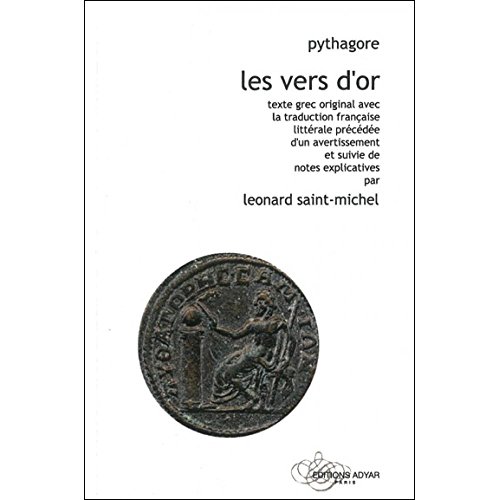 Beispielbild fr Les Vers d'Or - Pythagore zum Verkauf von medimops