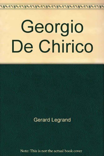 9782850181603: Giorgio De Chirico