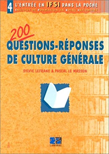 Stock image for 200 QUESTIONS-REPONSES DE CULTURE GENERALE for sale by Ammareal