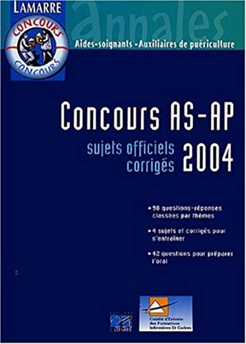 Beispielbild fr CONCOURS AS/AP 2004 zum Verkauf von Ammareal