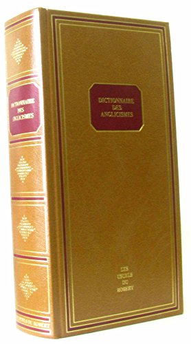 Beispielbild fr Dictionnaire des anglicismes zum Verkauf von medimops
