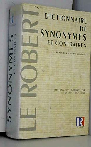 Stock image for Dictionnaire synonymes et contraires for sale by ThriftBooks-Atlanta