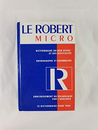 Beispielbild fr Le Robert Micro zum Verkauf von AwesomeBooks