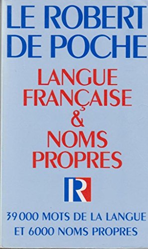 Stock image for Robert French Dictionary (Robert de Poche Dictionnaire de Langue Française) (French Edition) for sale by HPB-Ruby