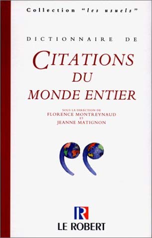9782850364556: Dictionnaire de citations du monde entier
