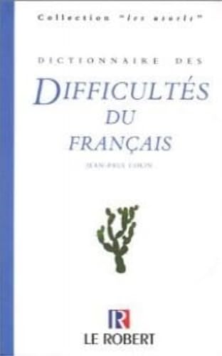 Stock image for Dictionnaire Des Difficultes (Le Robert) for sale by HPB-Red