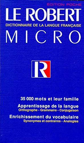 9782850365294: Le Robert Micro: Dictionnaire d'apprentissage de la langue franaise (Le robert de poche)