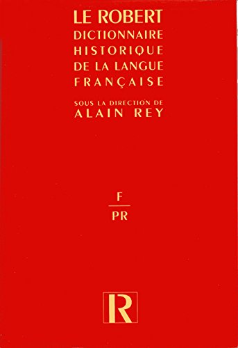 9782850365645: Dictionnaire historique de la langue française