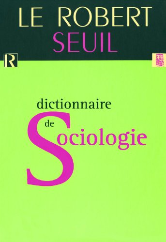Imagen de archivo de Dictionnaire de sociologie a la venta por Librairie Theatrum Mundi