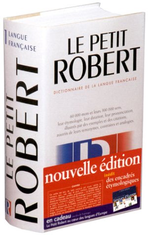 9782850368585: Le Petit Robert de la langue franaise, nouvelle dition (en cadeau: La gnalogie des langues indo-europennes)