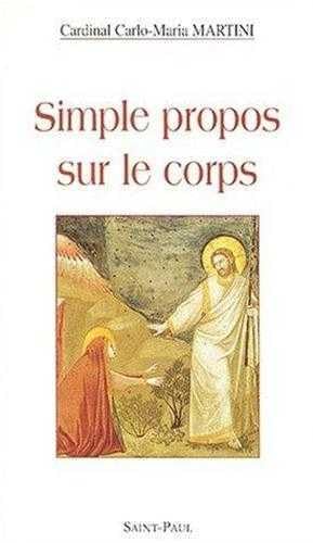 9782850498602: Simple Propos Sur Le Corps