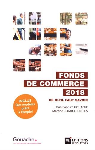 Imagen de archivo de Fonds de commerce 2018 a la venta por medimops