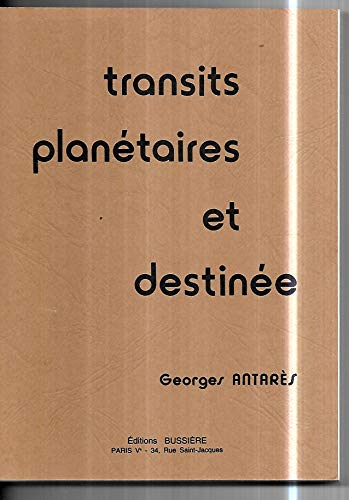 Stock image for Transits plantaires et destine for sale by medimops