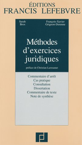 Stock image for Mthodes d'Exercices Juridiques for sale by Ammareal