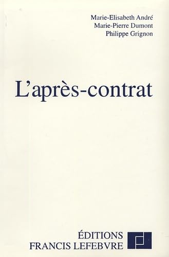 9782851156181: L'aprs-contrat