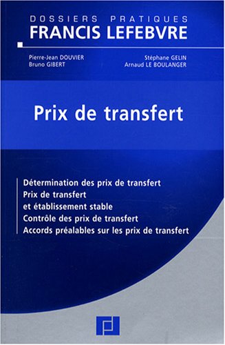 Stock image for Prix de transfert for sale by medimops
