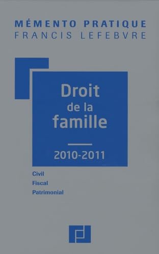 Stock image for Droit de la famille: Civil, fiscal, patrimonial for sale by Ammareal