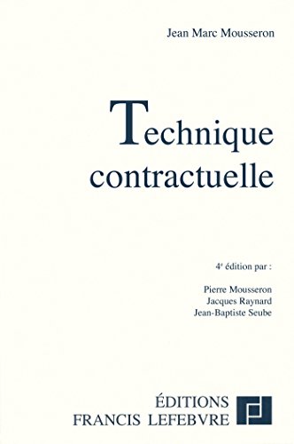 Stock image for Technique contractuelle for sale by Ammareal