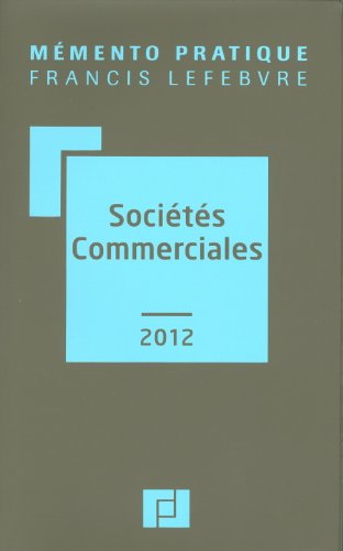 Stock image for Mmento Socits Commerciales 2012 for sale by Ammareal