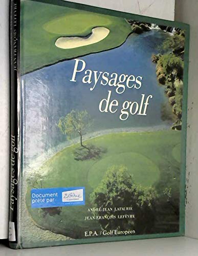 Beispielbild fr Paysages de golf zum Verkauf von ThriftBooks-Dallas