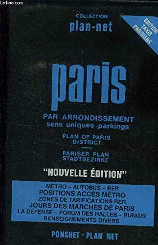 Beispielbild f�r Plan de Ville: Paris Par Arrondissement zum Verkauf von medimops